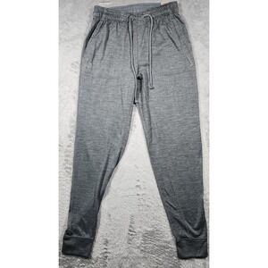 Nike Yoga Pants Men Small Gray Dri-FIT Standard Fit Joggers Training Performance